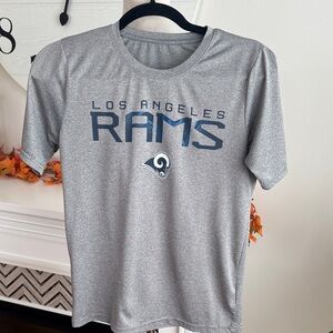 Kids Los Angeles Rams Gray Short Sleeve Tee